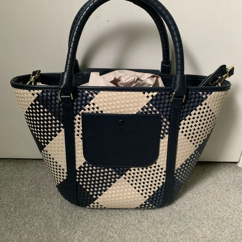 Kate spade cruise crossbody gingham tote - Picture 2 of 8
